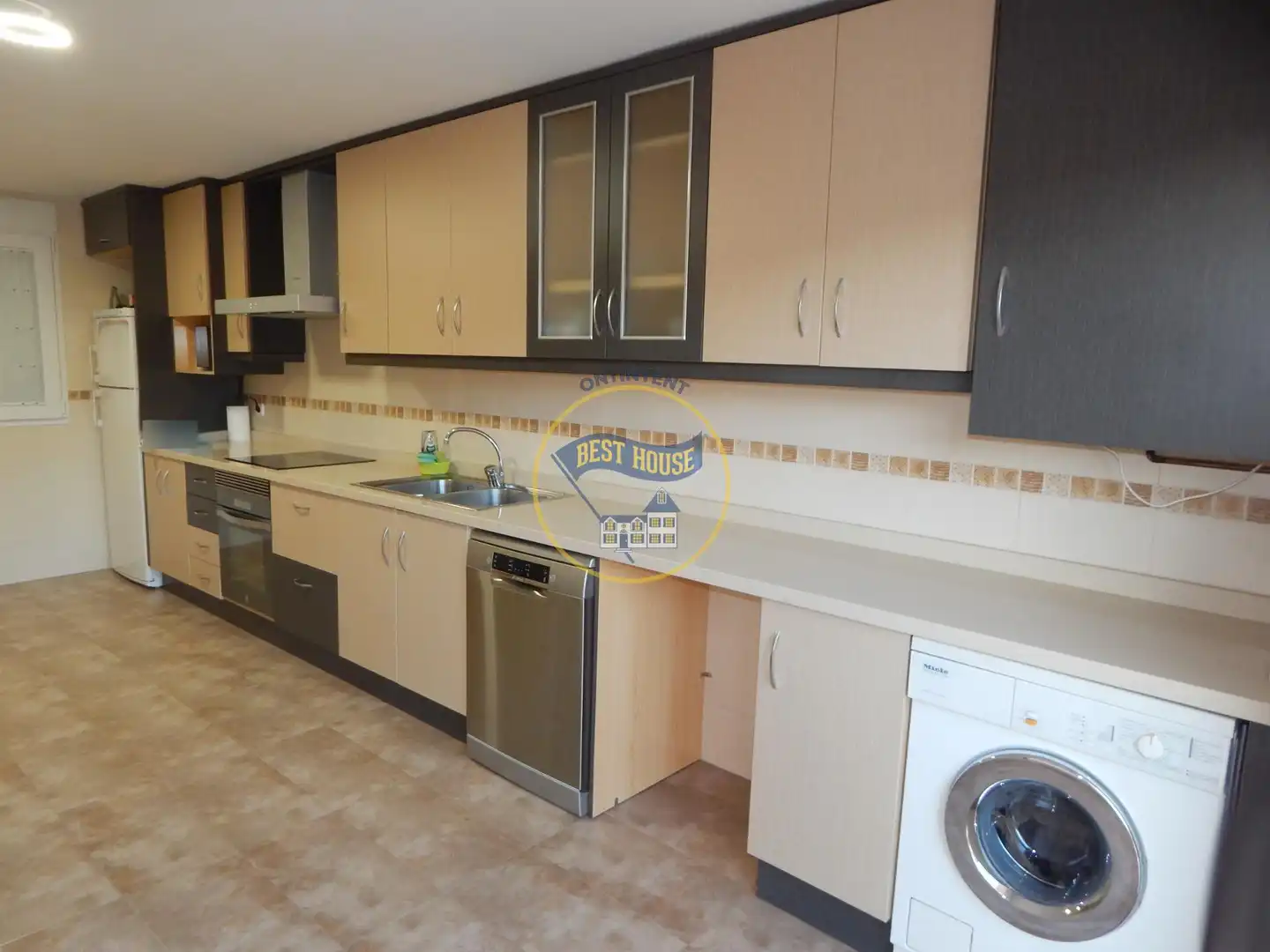 Küche von Wohnung zum Verkauf in Bocairent mit Klimaanlage, Heizung und Abstellraum