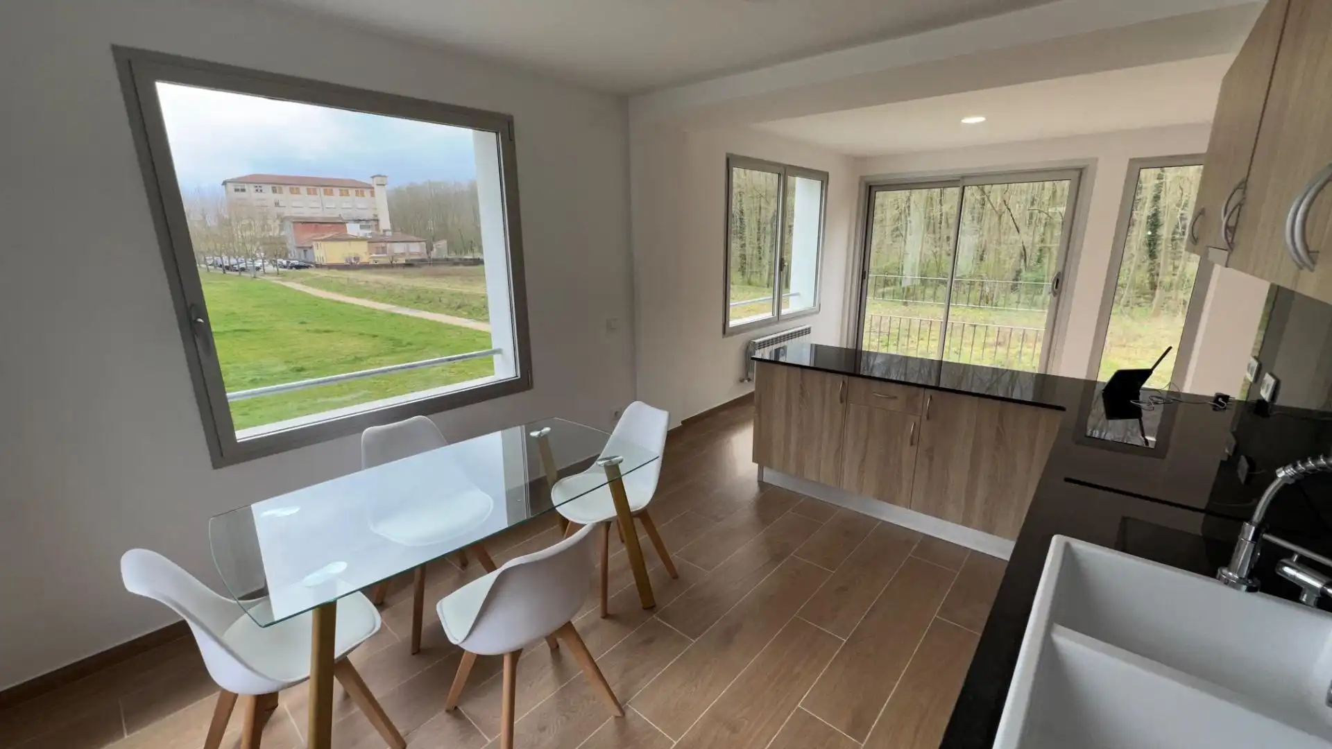 Cocina de Casa o chalet en venta en Sant Feliu de Pallerols con Parquet