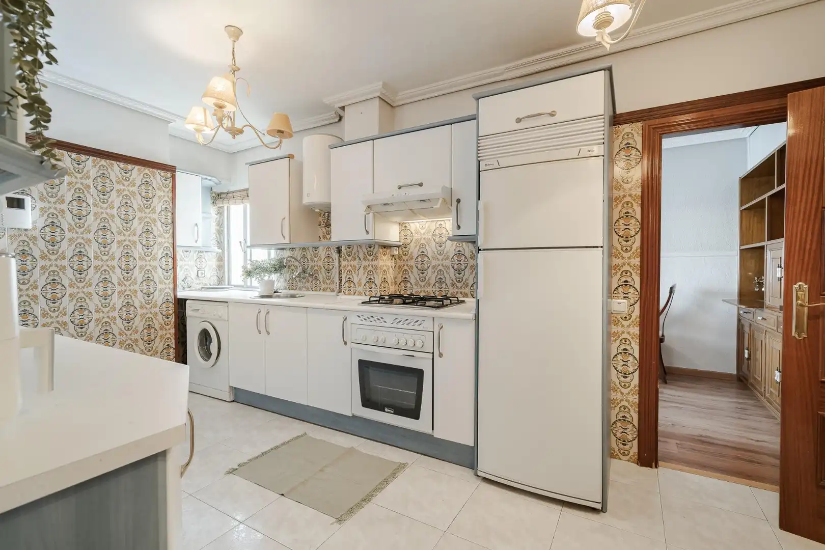 Kitchen of Flat for sale in Alcalá de Henares  with Heating, Terrace and Furnished