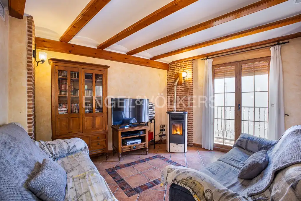 Living room of Houses for sale in Alcublas  with Air Conditioner, Heating and Terrace