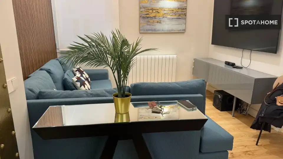 Sala de estar de Piso de alquiler en Chamberí