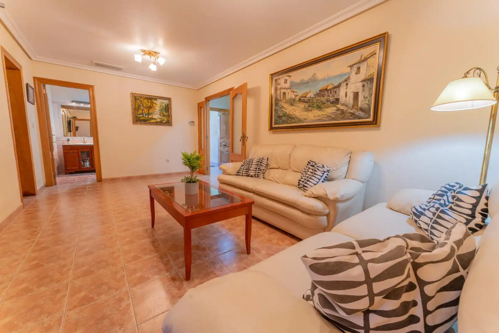 Sala de estar de Casa o chalet en venta en Elche / Elx con Aire acondicionado, Jardín privado y Terraza