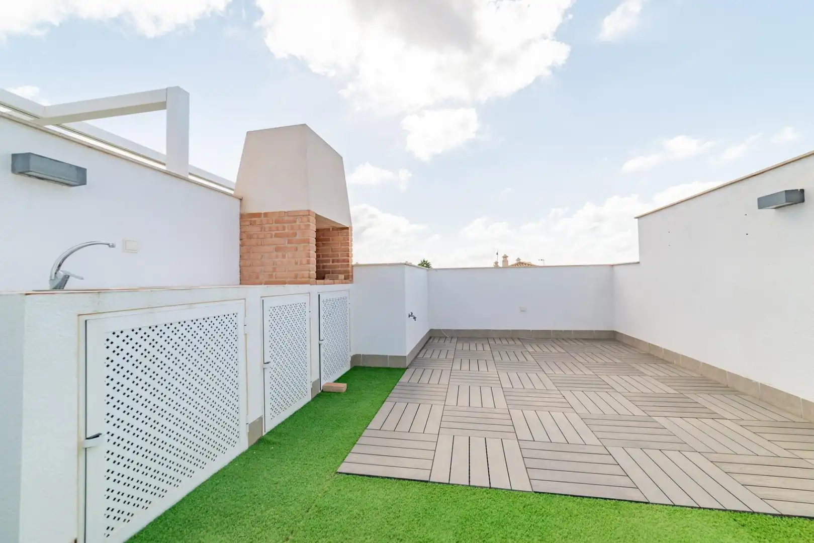 Terrassa de Casa adosada en venda en San Javier amb Aire condicionat, Jardí privat i Terrassa