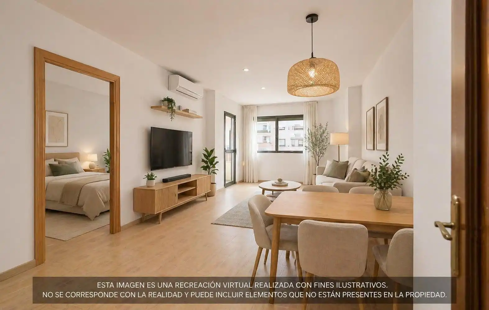 Sala de estar de Piso en venta en  Palma de Mallorca con Aire acondicionado y Balcón