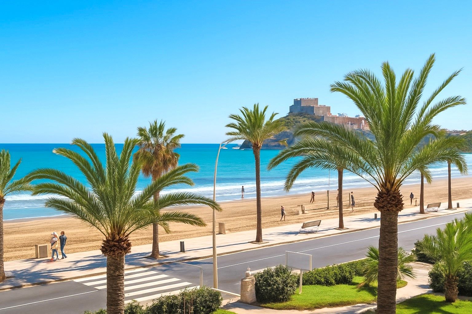 Vista exterior de Apartament de lloguer en Peñíscola / Peníscola amb Terrassa, Moblat i Rentadora