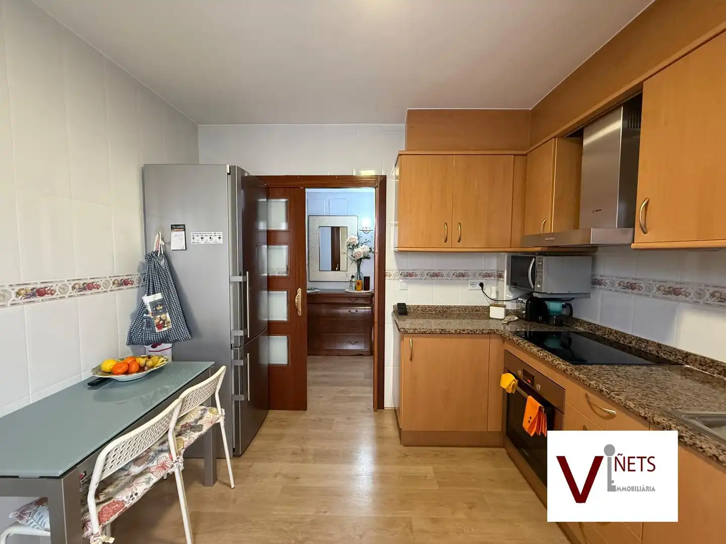 Küche von Erdgeschoss zum Verkauf in La Garriga mit Heizung, Privatgarten und Parkett
