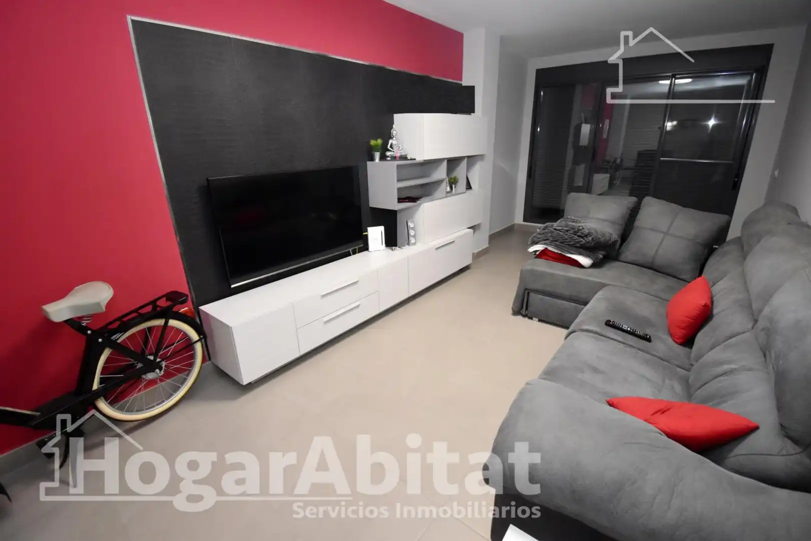 Sala de estar de Piso en venta en Almazora / Almassora con Aire acondicionado, Terraza y Trastero