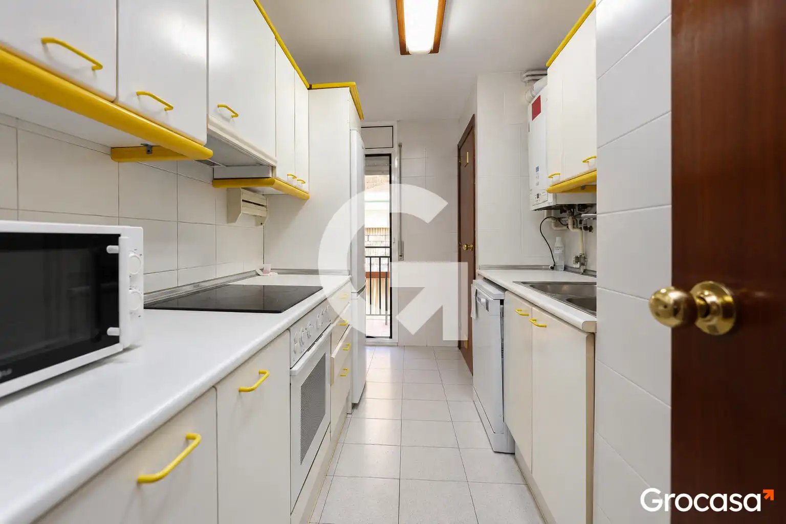 Kitchen of Flat for sale in Rubí  with Heating, Oven and Balcony