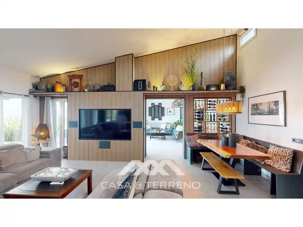 Sala de estar de Casa o chalet en venta en Algarrobo con Aire acondicionado, Calefacción y Jardín privado