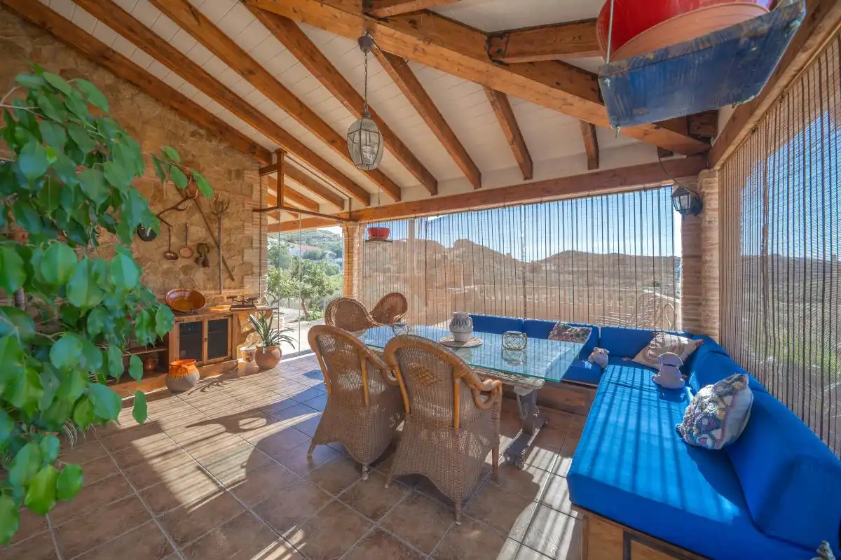 Terraza de Casa o chalet en venta en San Vicente del Raspeig / Sant Vicent del Raspeig con Aire acondicionado, Calefacción y Jardín privado