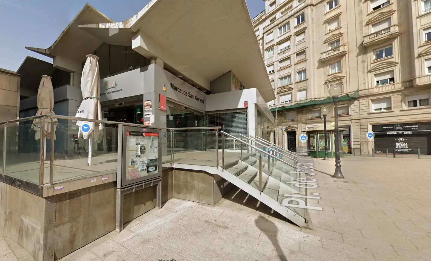 Exterior view of Study for sale in Barcelona  with Air Conditioner, Heating and Furnished