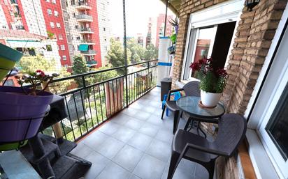 Balcony of Flat for sale in  Barcelona Capital  with Air Conditioner, Heating and Terrace