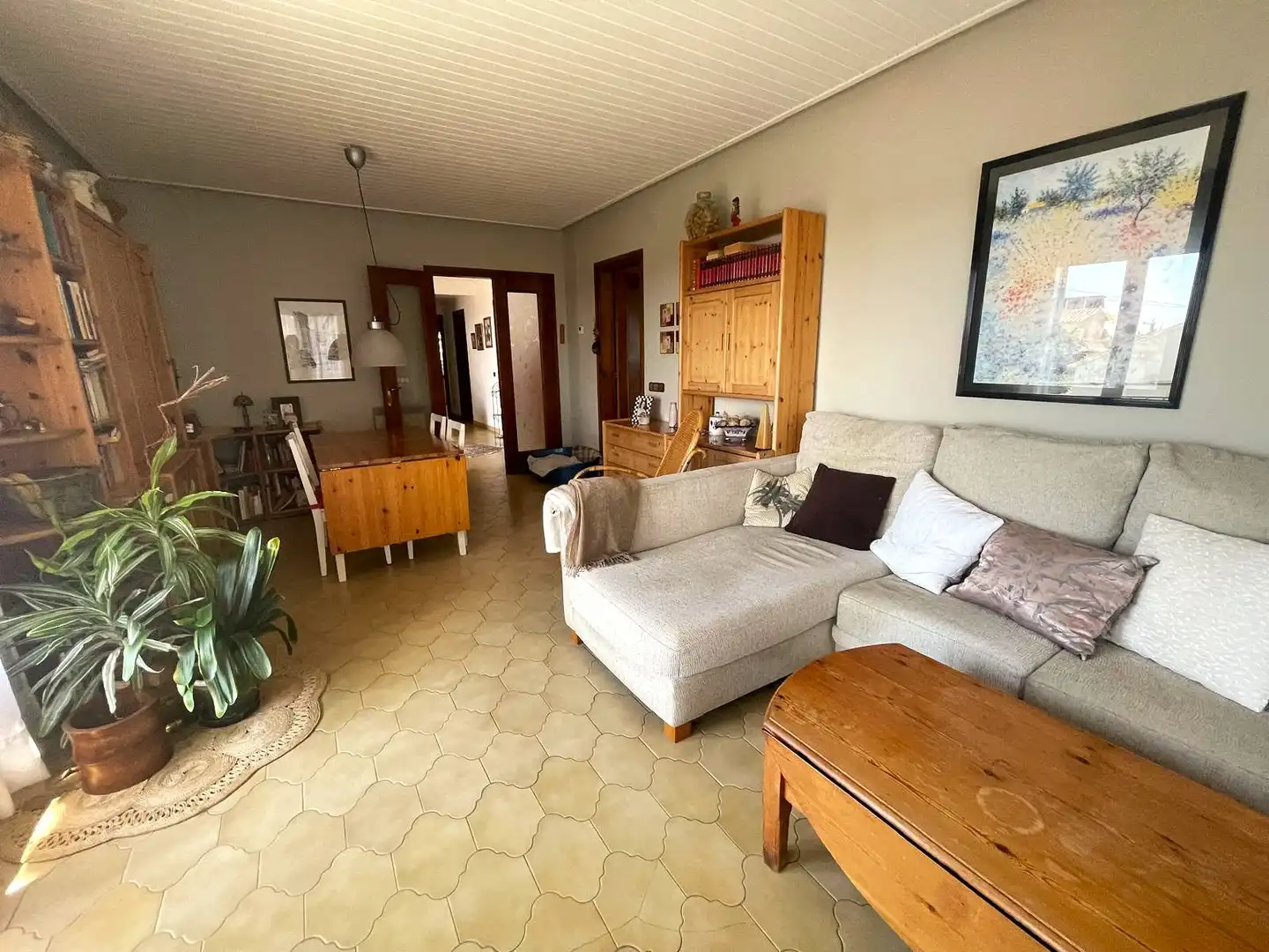 Sala de estar de Casa o chalet en venta en Pineda de Mar con Calefacción, Jardín privado y Parquet