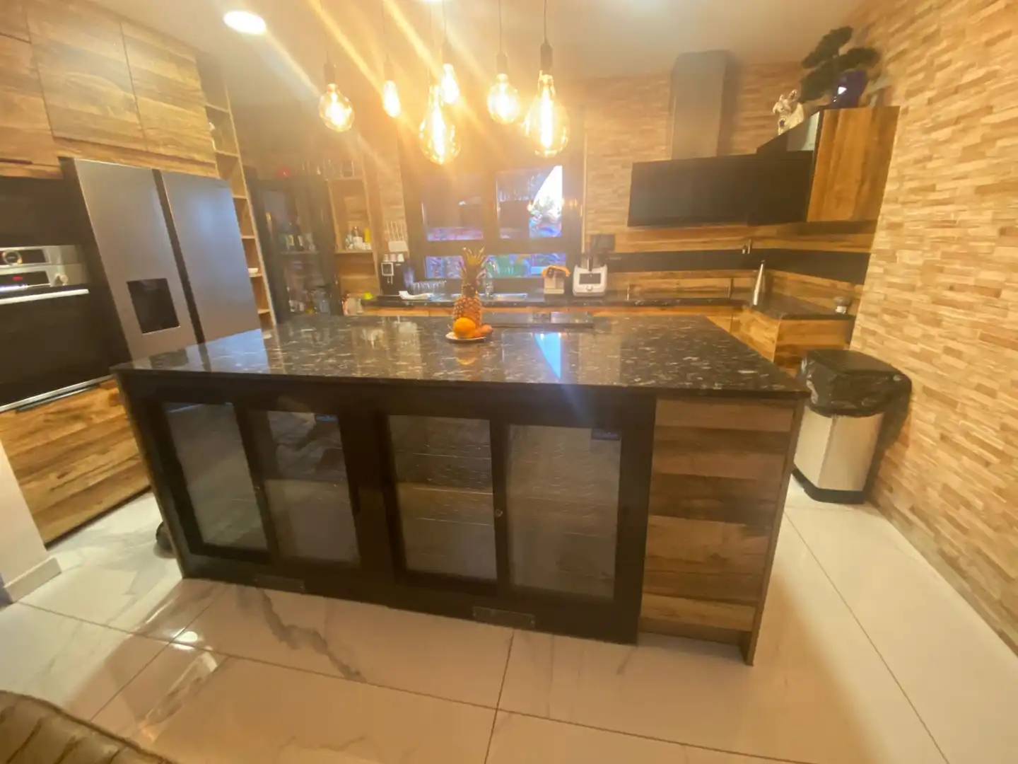 Cuina de Casa adosada en venda en Empuriabrava amb Aire condicionat, Calefacció i Jardí privat