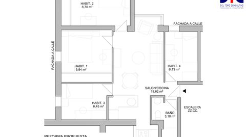 Foto 3 de Piso en venta en Calle Bidasoa, El Tardón - El Carmen, Sevilla Capital