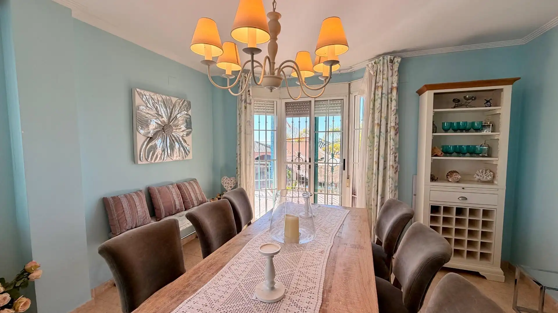 Dining room of Houses for sale in Elche / Elx  with Air Conditioner, Heating and Terrace
