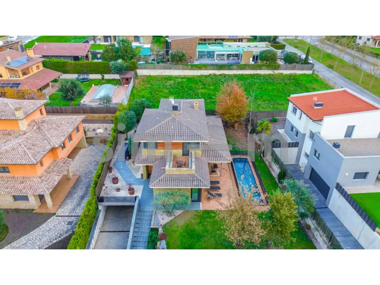 Vista exterior de Casa o chalet en venta en Sant Julià de Vilatorta con Aire acondicionado, Calefacción y Jardín privado