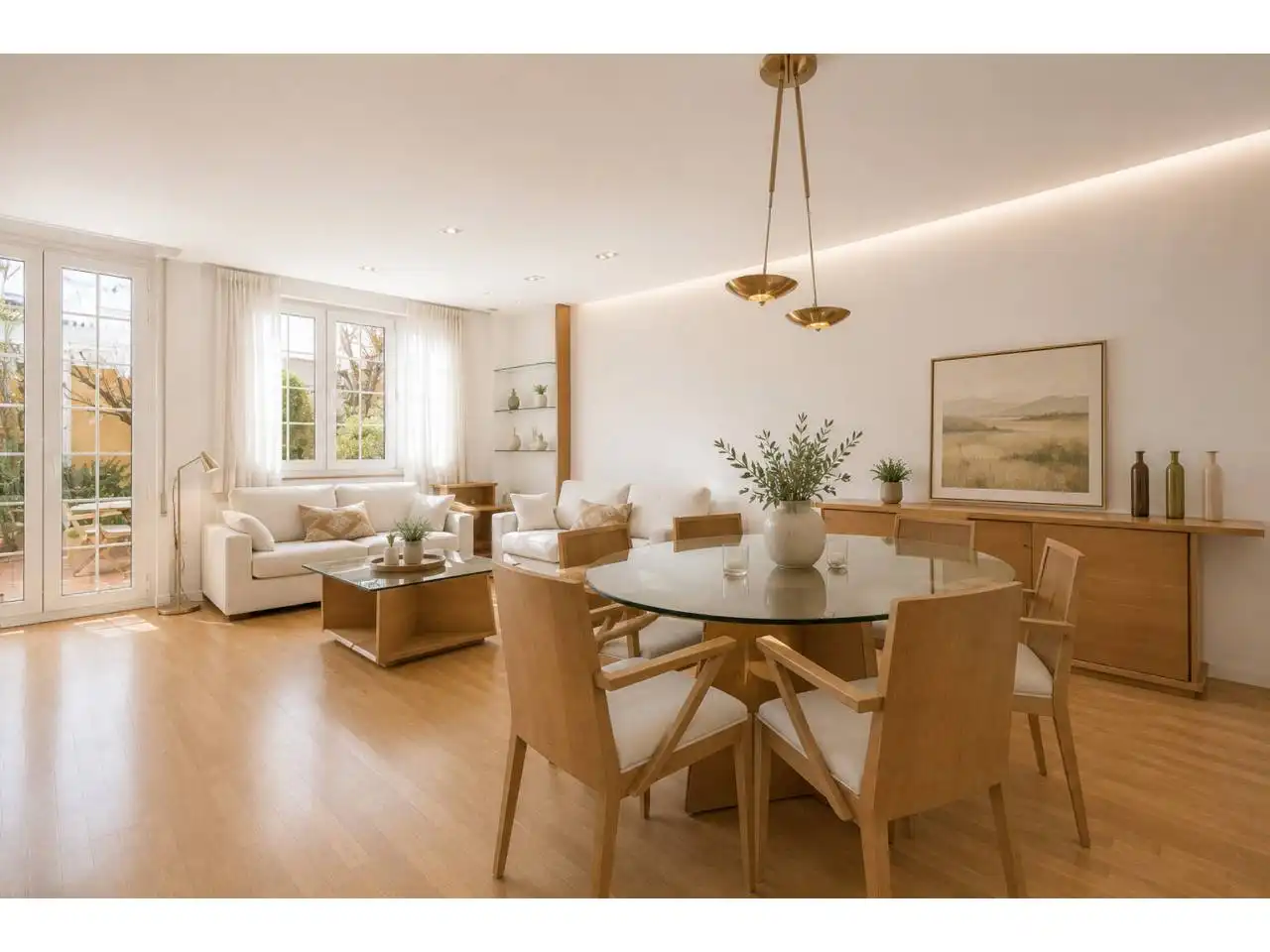 Sala d'estar de Casa o xalet en venda en Terrassa amb Aire condicionat, Calefacció i Jardí privat