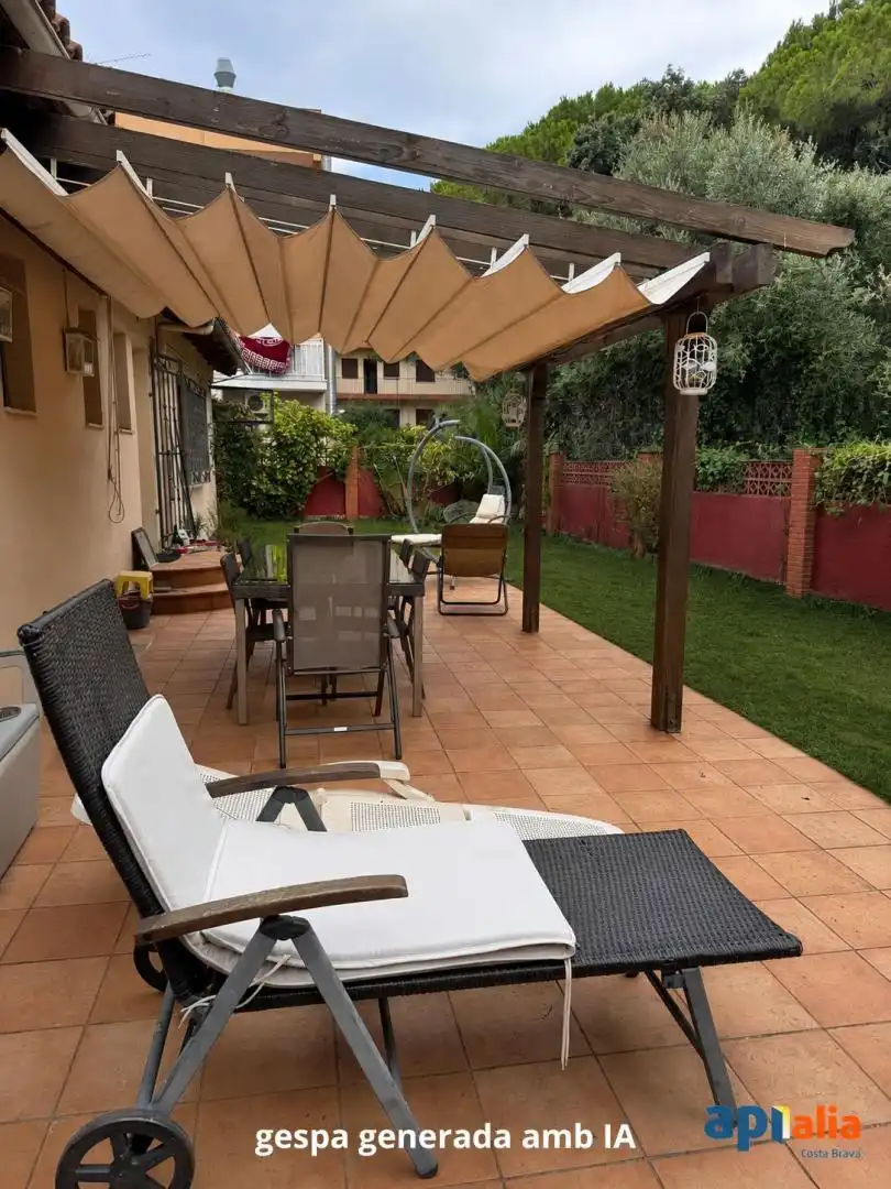 Terraza de Casa o chalet en venta en Calonge i Sant Antoni con Aire acondicionado, Calefacción y Jardín privado