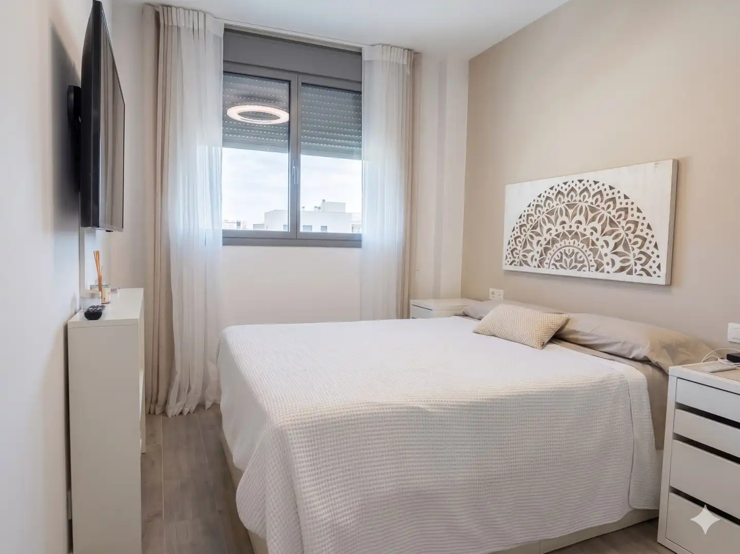 Bedroom of Flat for rent in Castell d'Aro, Platja d'Aro i s'Agaró  with Air Conditioner, Heating and Terrace