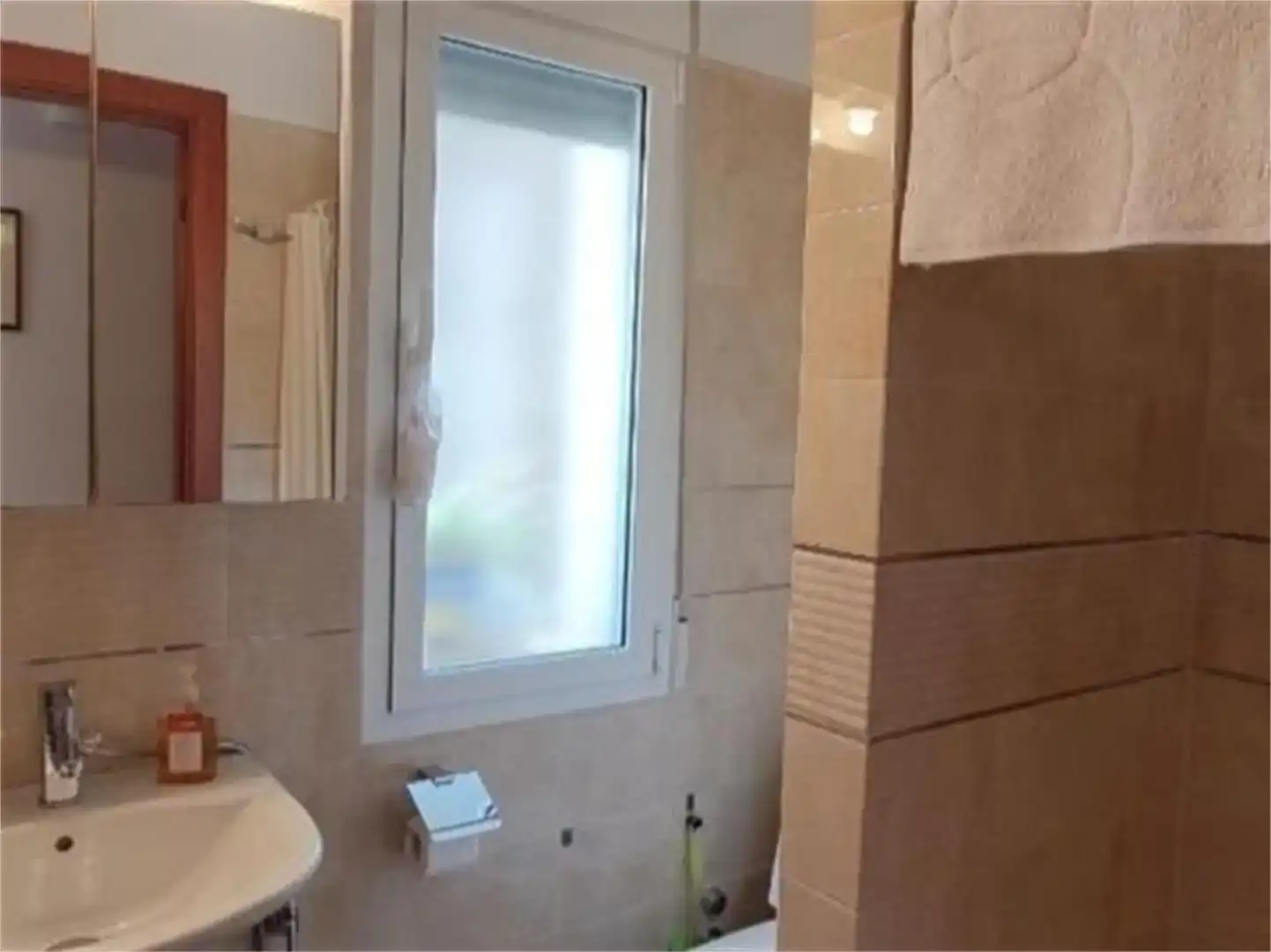 Badezimmer von Wohnung zur Miete in Jávea / Xàbia mit Klimaanlage, Privatgarten und Parkett