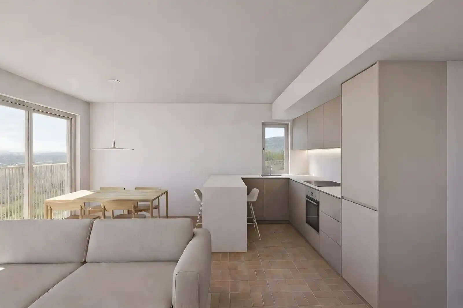 Cocina de Casa o chalet en venta en Castellví de la Marca con Calefacción, Parquet y Terraza