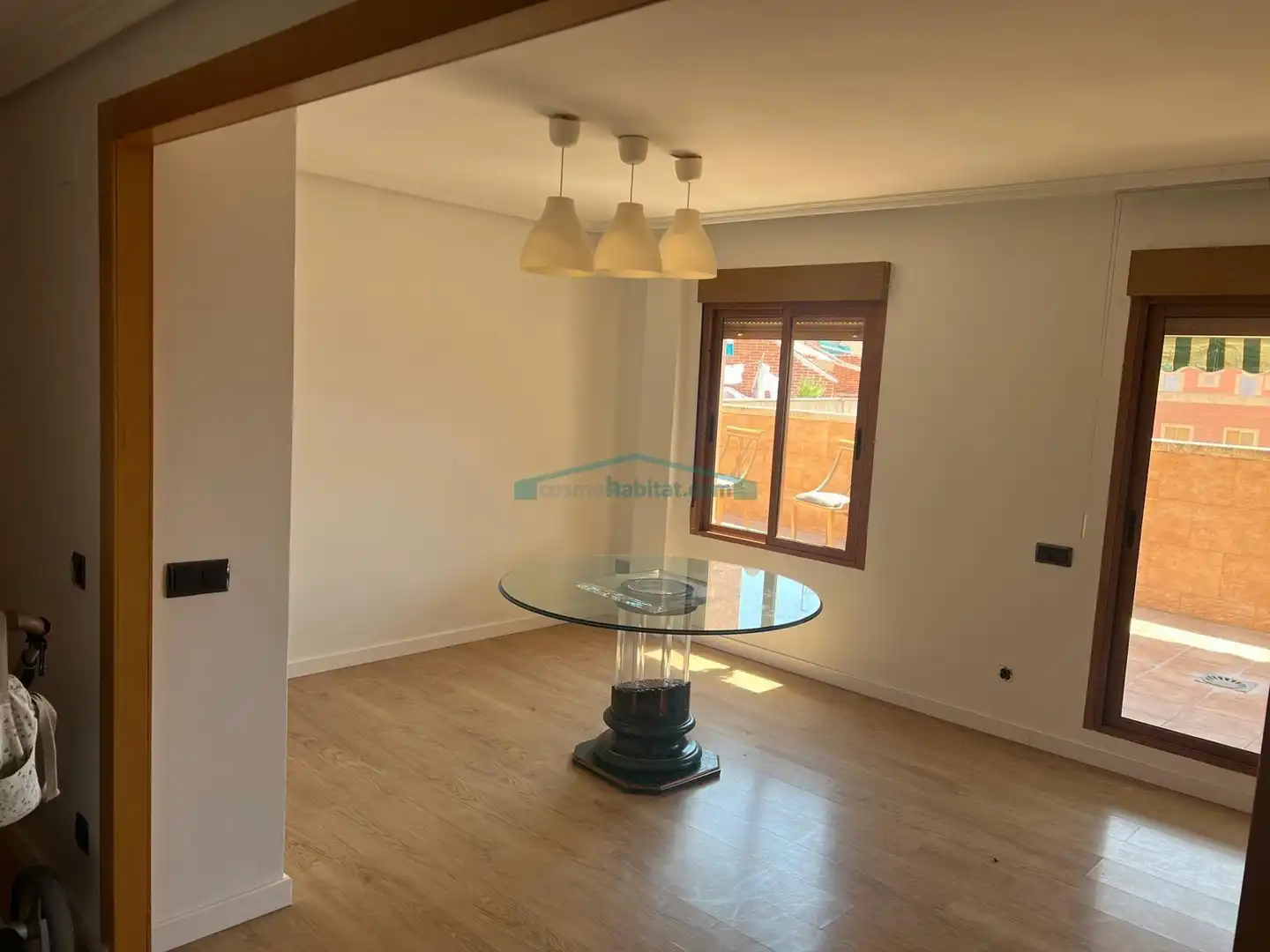 Dining room of Attic for sale in Ibi  with Parquet flooring, Terrace and Jacuzzi