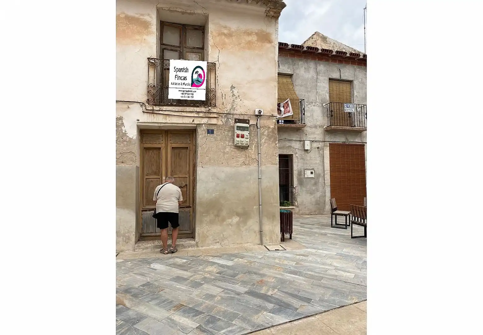 Außenansicht von Maisonette zum Verkauf in Aspe mit Terrasse