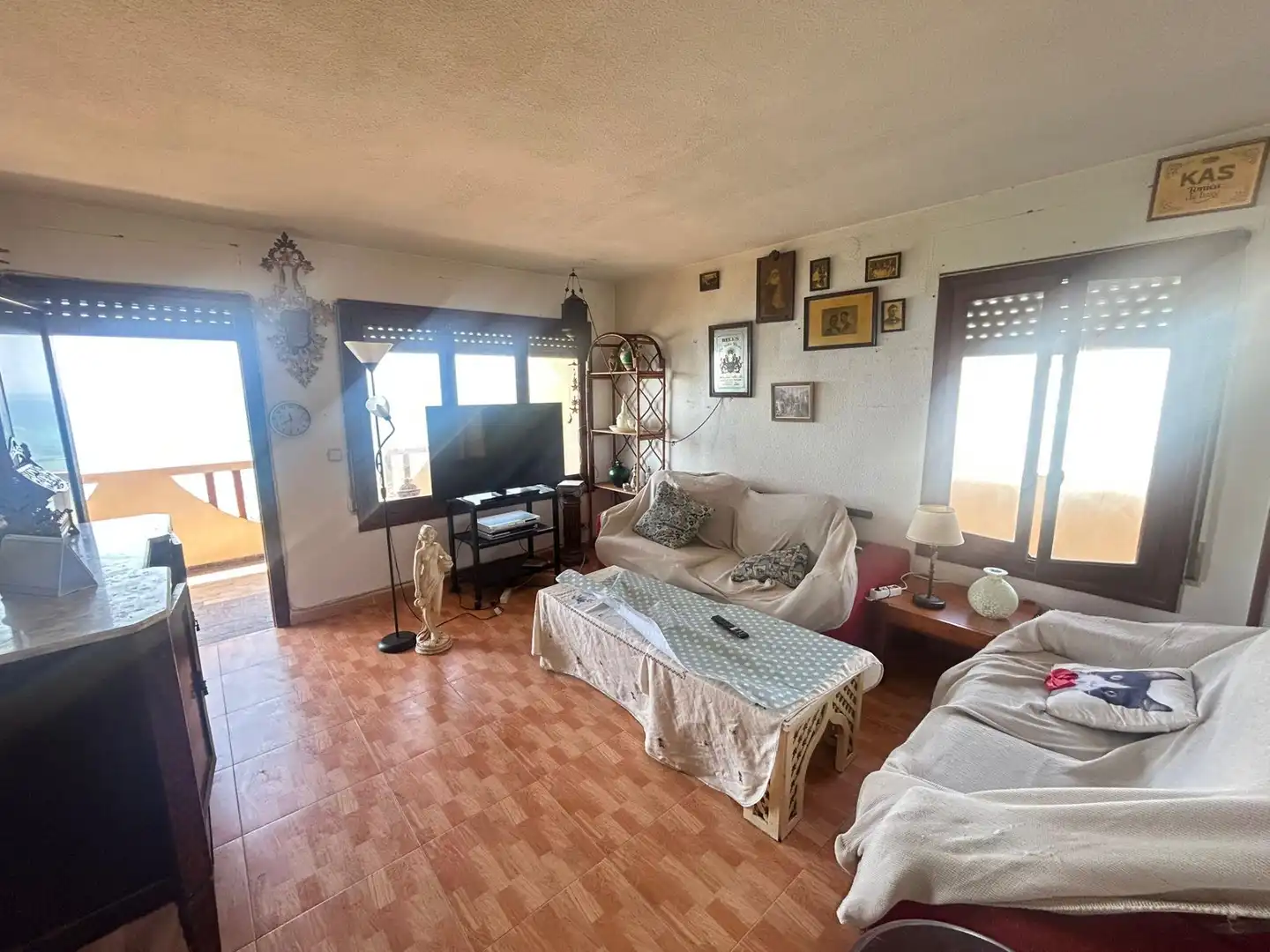 Living room of Flat for sale in El Campello  with Storage room and Balcony