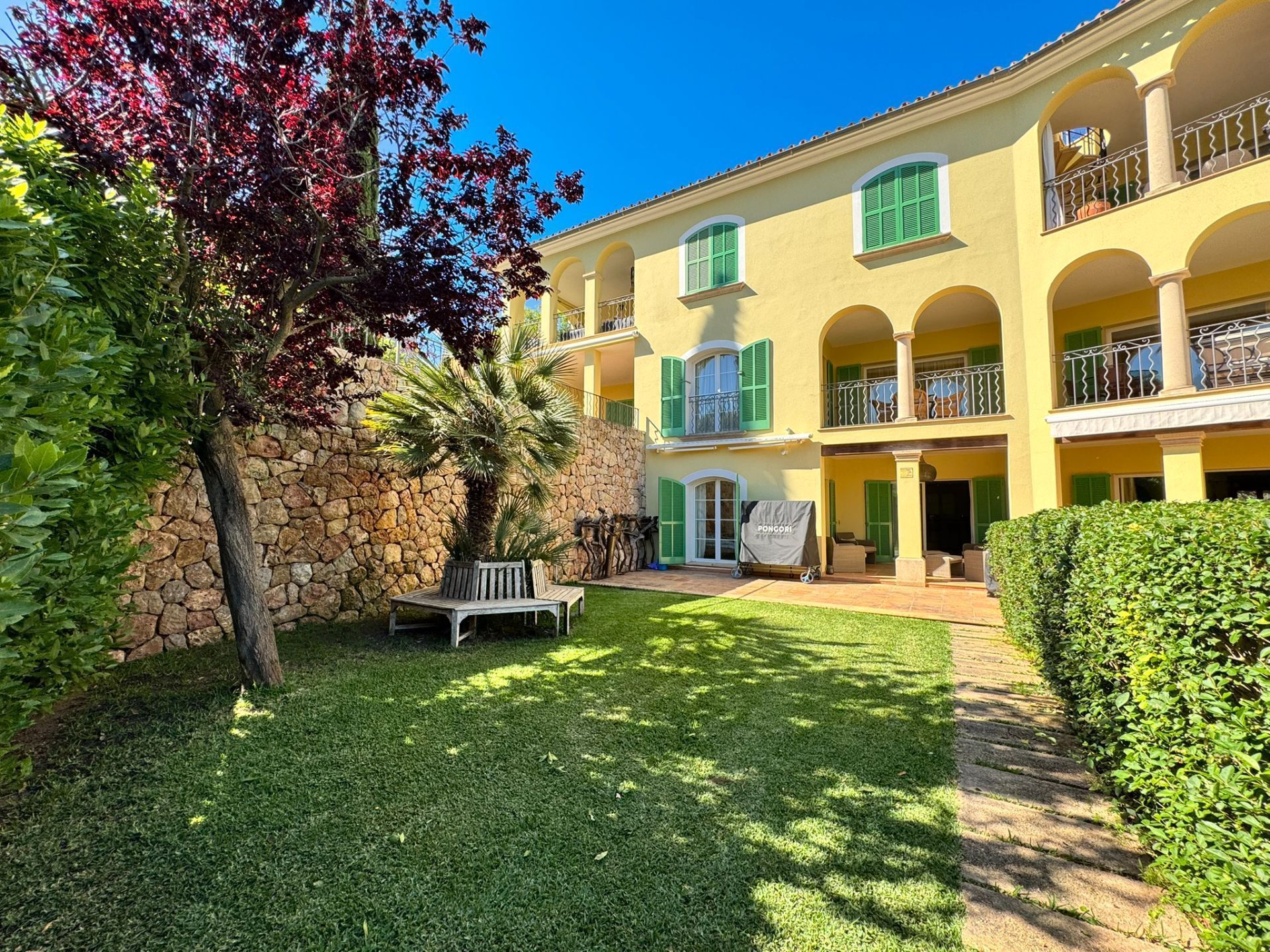 Garden of Apartment for sale in Calvià  with Air Conditioner, Heating and Private garden