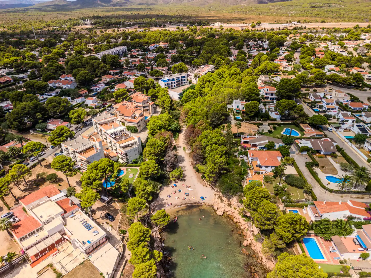 Außenansicht von Wohnung zum Verkauf in L'Ametlla de Mar  mit Klimaanlage, Heizung und Terrasse