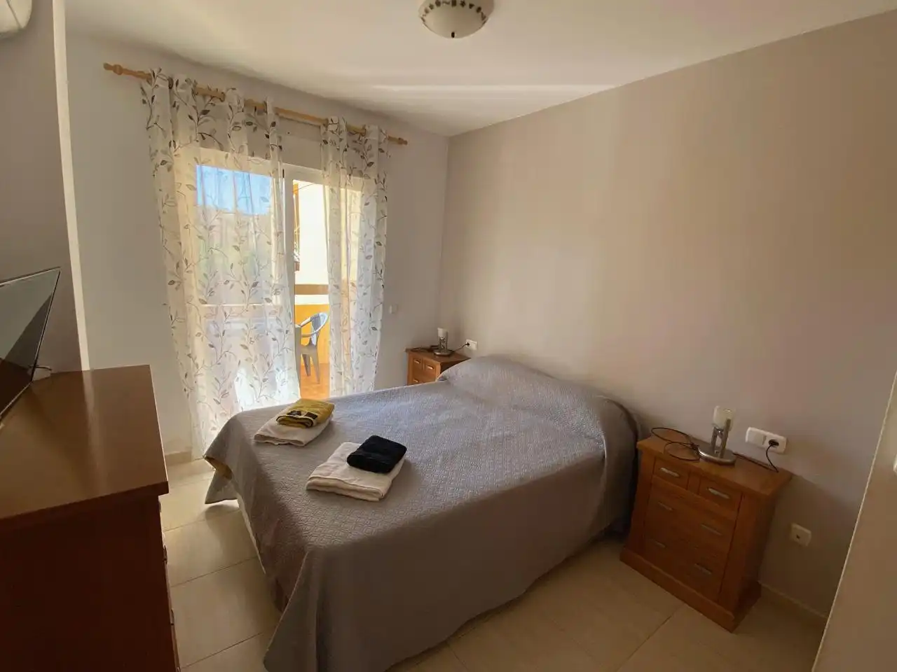 Bedroom of Flat for rent in Vera  with Air Conditioner, Terrace and Furnished