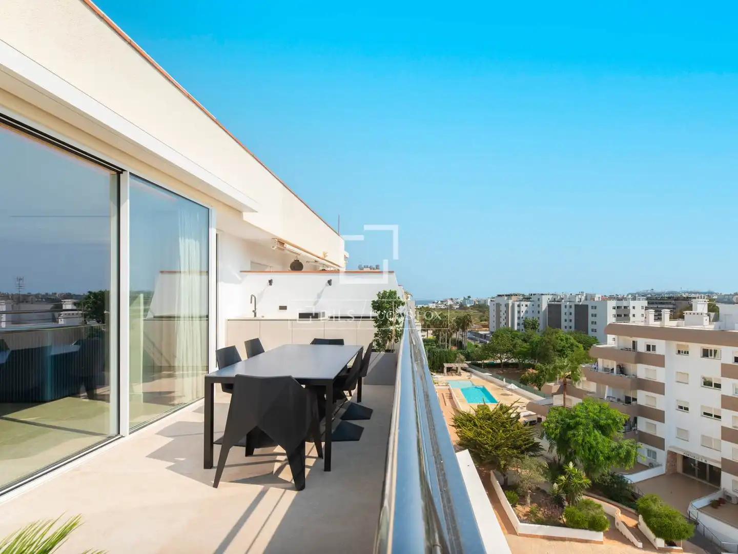Terrace of Flat for sale in Eivissa  with Air Conditioner, Heating and Furnished