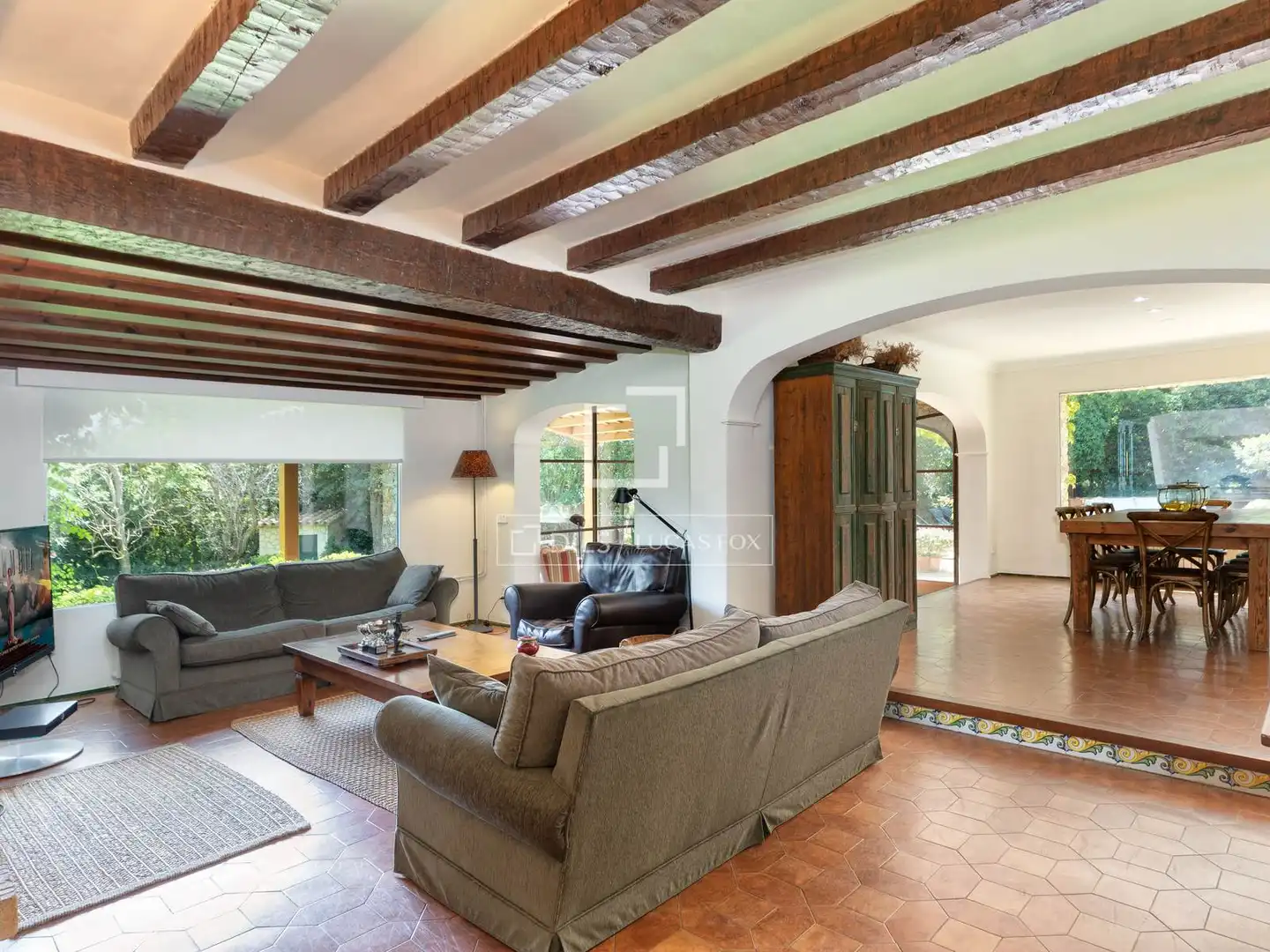 Sala d'estar de Casa o xalet en venda en Begur amb Aire condicionat, Calefacció i Jardí privat