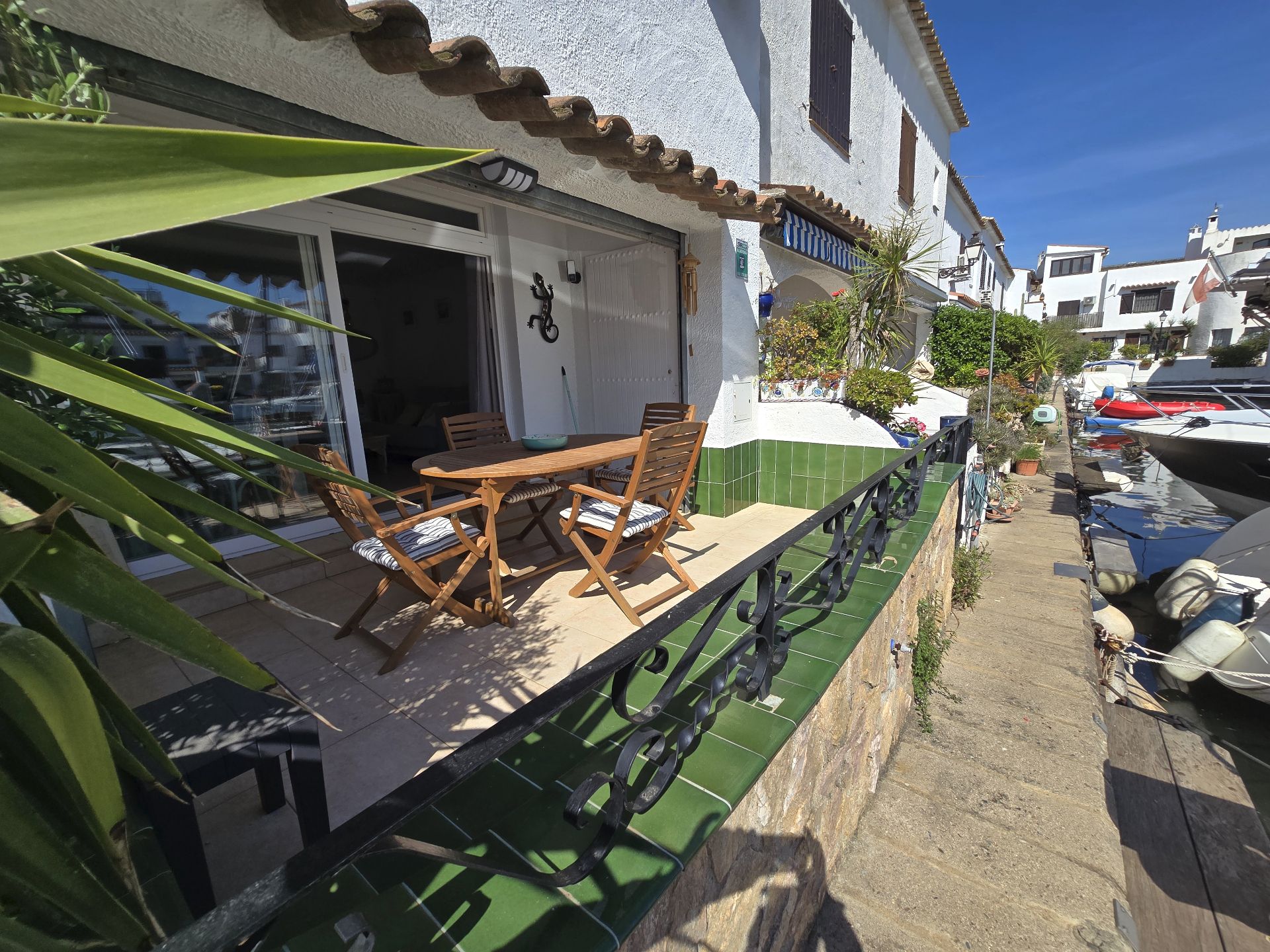 Terrassa de Casa adosada en venda en Empuriabrava amb Aire condicionat, Calefacció i Terrassa