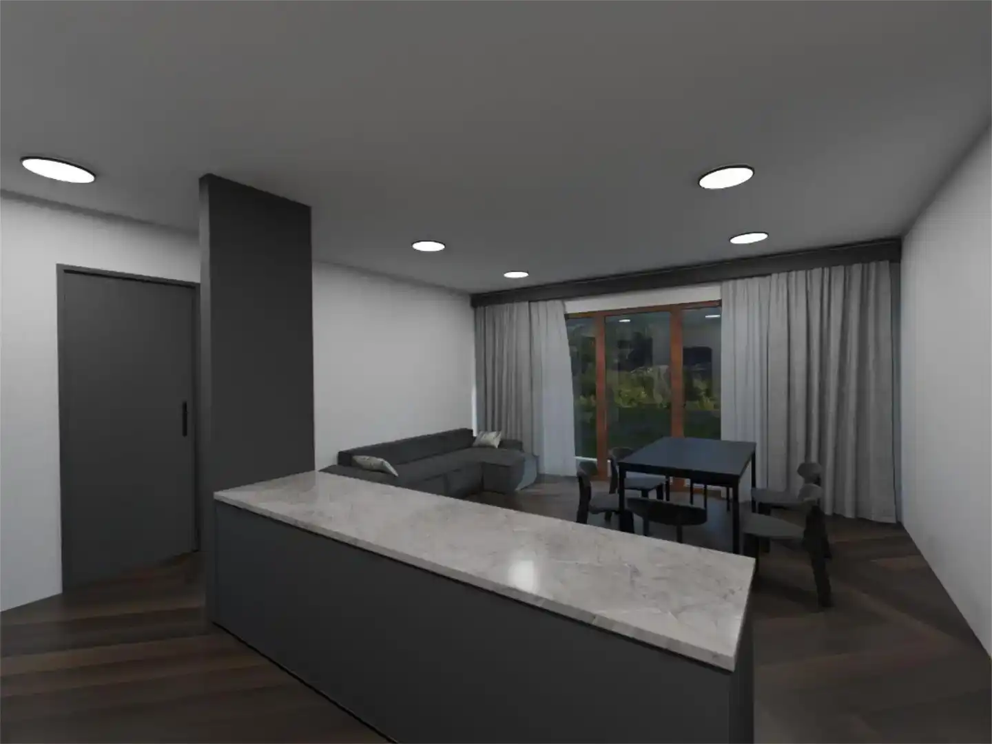 Sala de estar de Casa o chalet en venta en Vinaròs con Aire acondicionado, Parquet y Amueblado