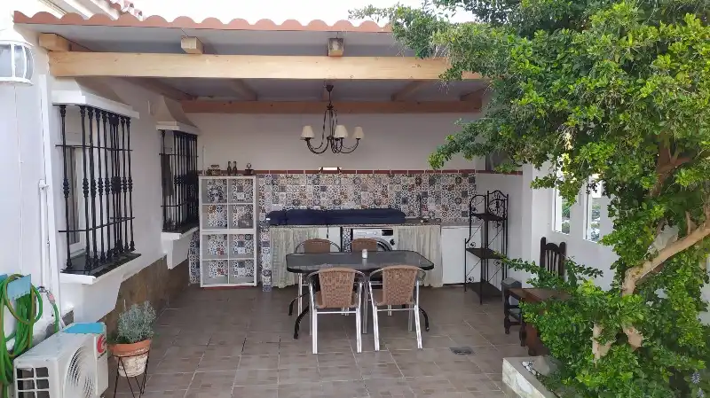 Terraza de Casa o chalet de alquiler en Torrox con Aire acondicionado, Calefacción y Jardín privado