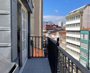 Balcony of Attic to rent in A Coruña Capital   with Heating, Terrace and Balcony