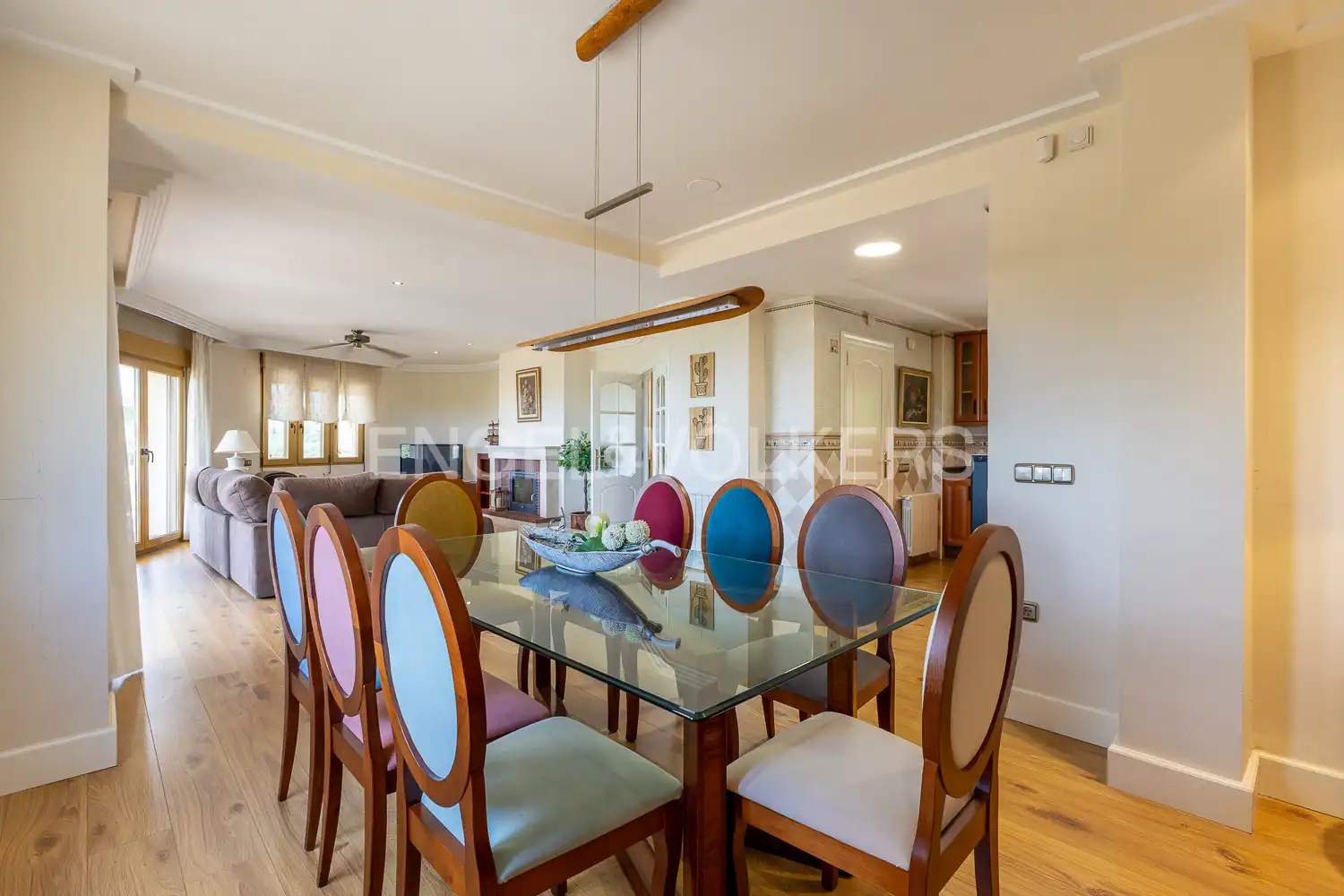 Dining room of Houses for sale in Ontinyent  with Air Conditioner, Heating and Private garden