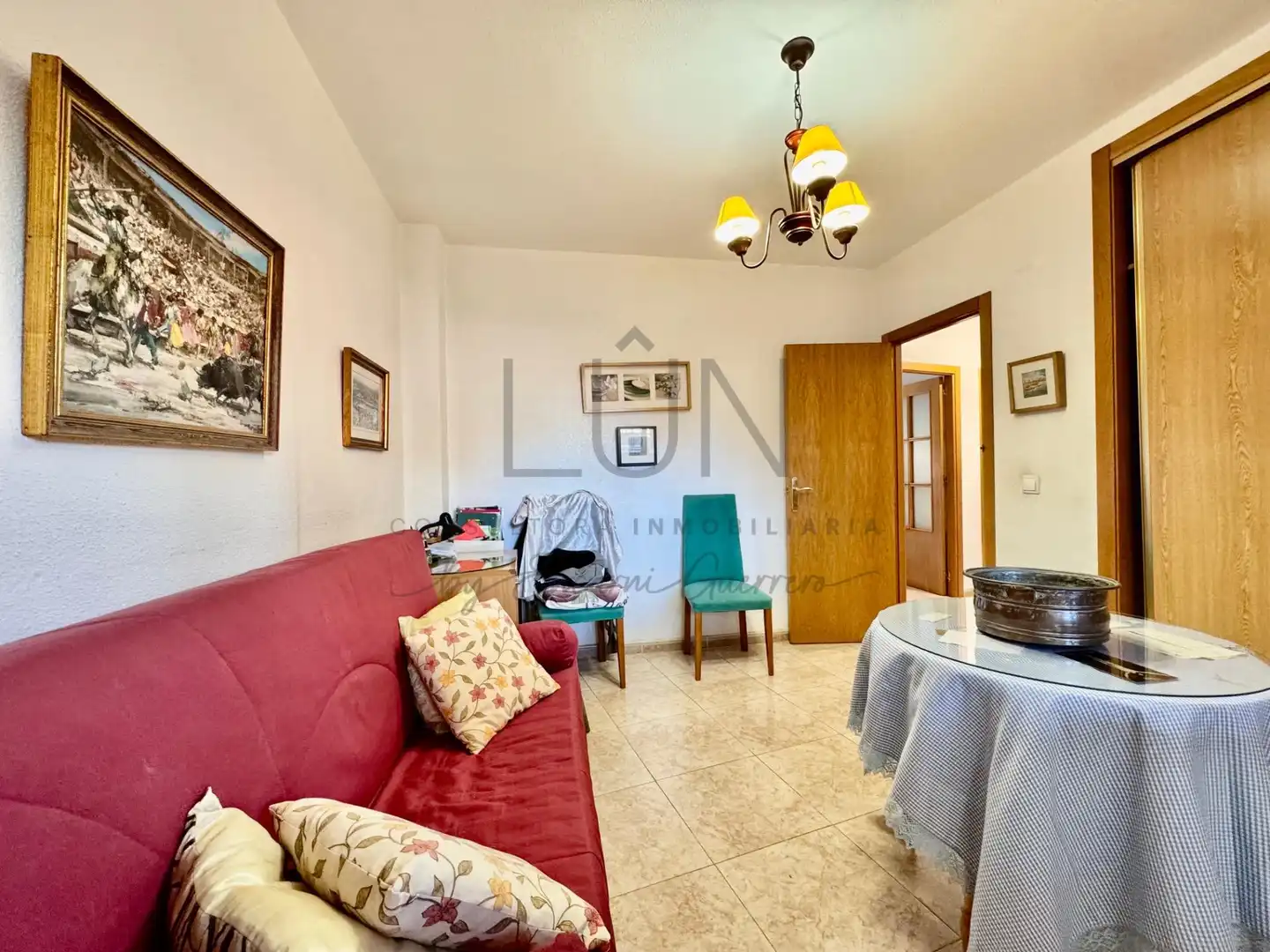 Sala de estar de Casa adosada en venta en Molina de Segura con Calefacción, Terraza y Trastero