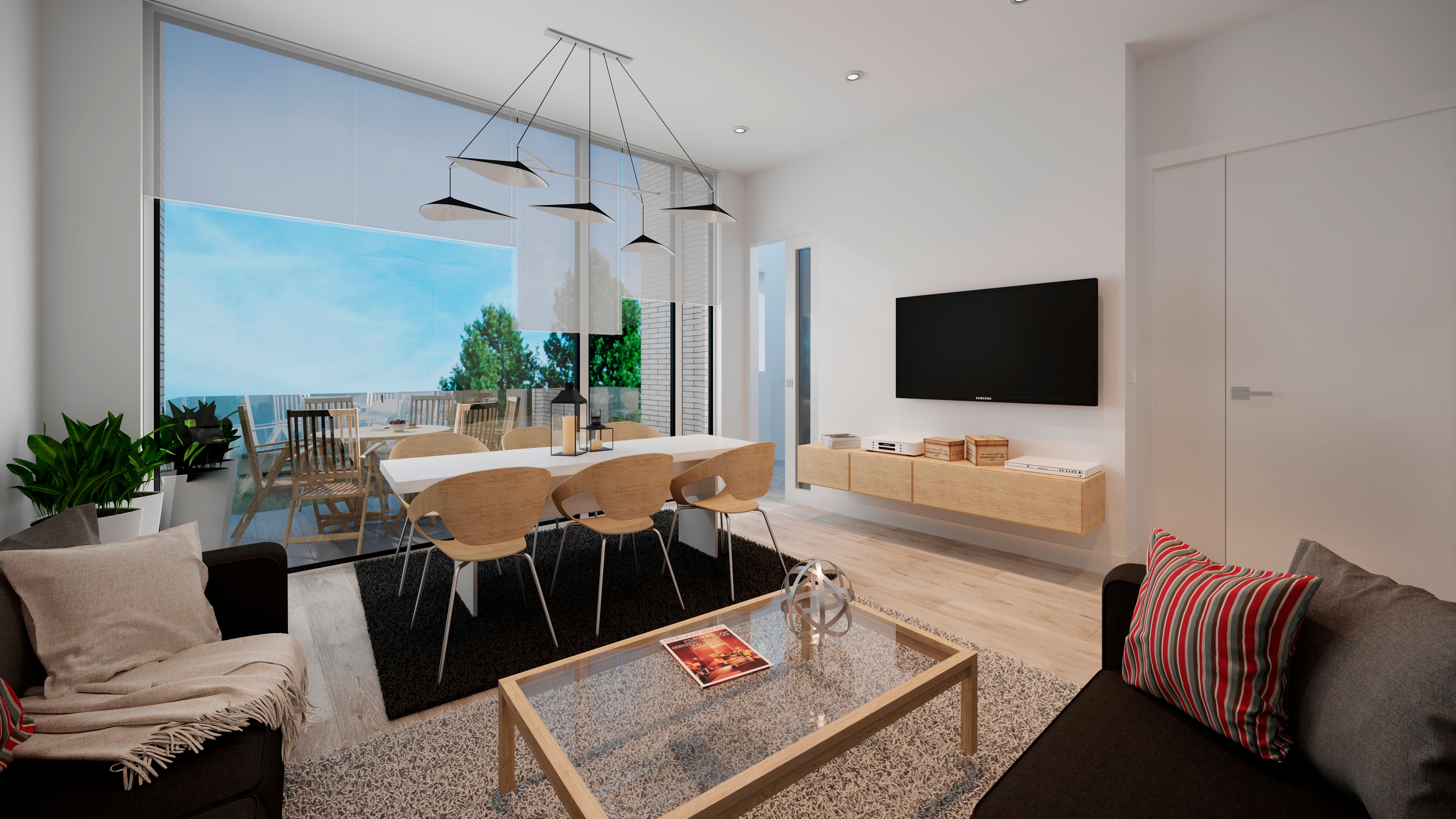 Living room of Flat for sale in Aranda de Duero  with Heating, Parquet flooring and Terrace