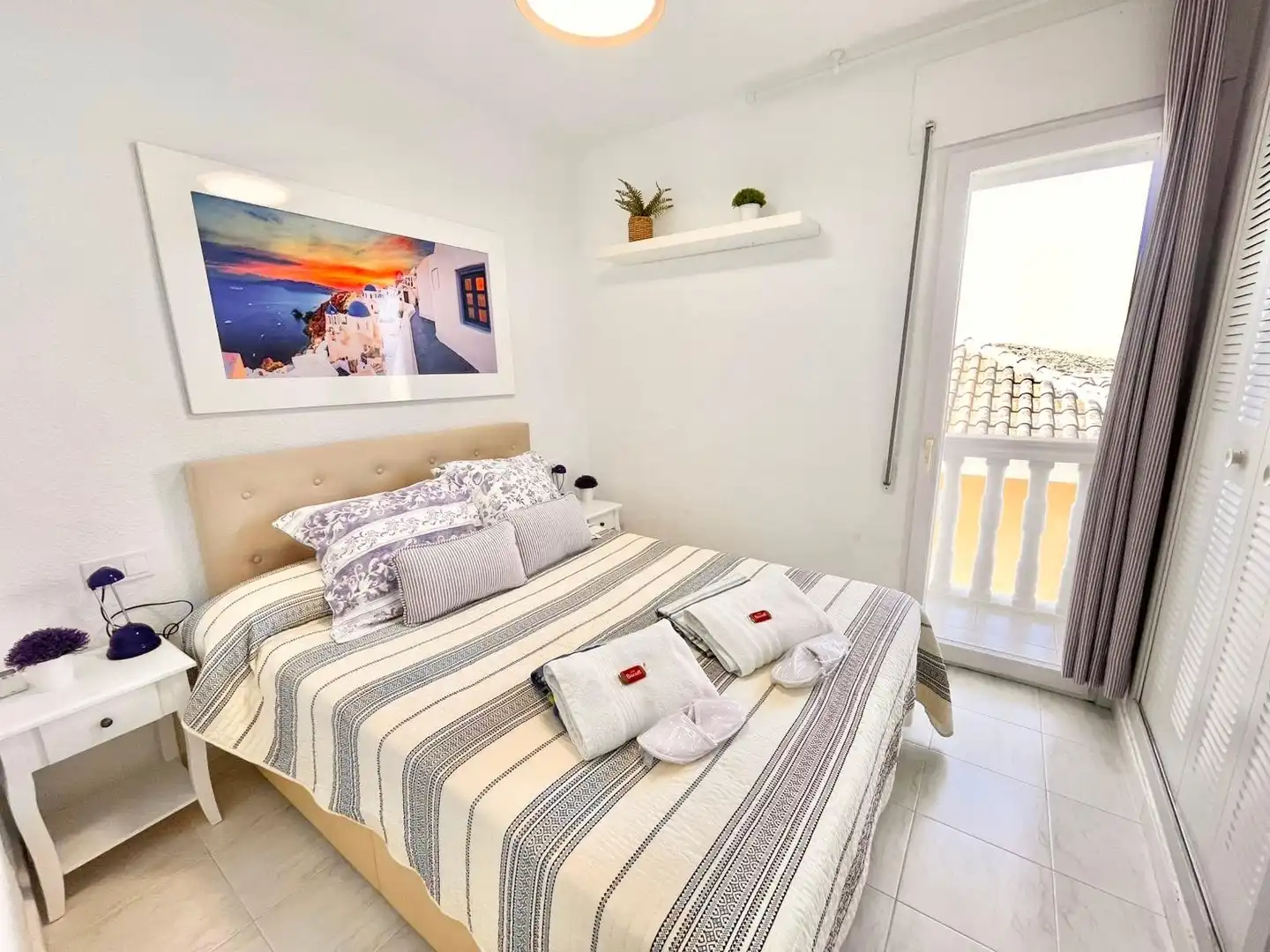 Bedroom of Apartments for rent in La Manga del Mar Menor  with Air Conditioner, Heating and Terrace