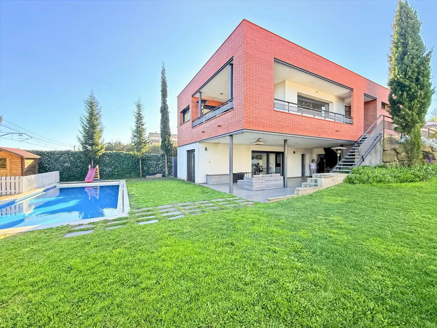 Swimming pool of Houses for sale in Piera  with Air Conditioner, Heating and Terrace