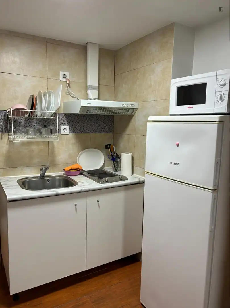 Küche von Wohnung zur Miete in L'Hospitalet de Llobregat mit Klimaanlage, Heizung und Möbliert