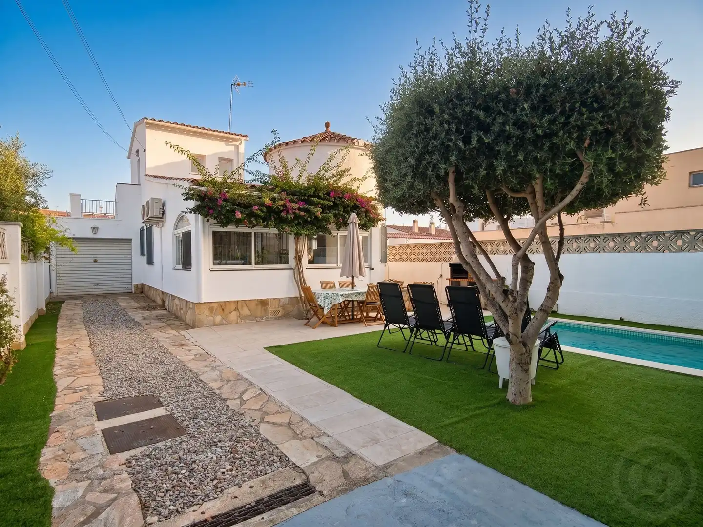 Jardín de Casa adosada en venta en Empuriabrava con Aire acondicionado, Calefacción y Terraza