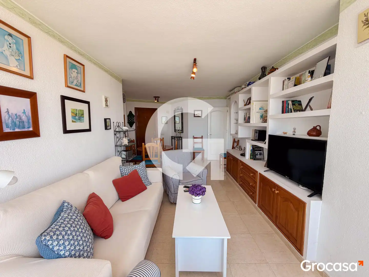 Sala de estar de Piso en venta en Benalmádena con Aire acondicionado, Jardín privado y Terraza