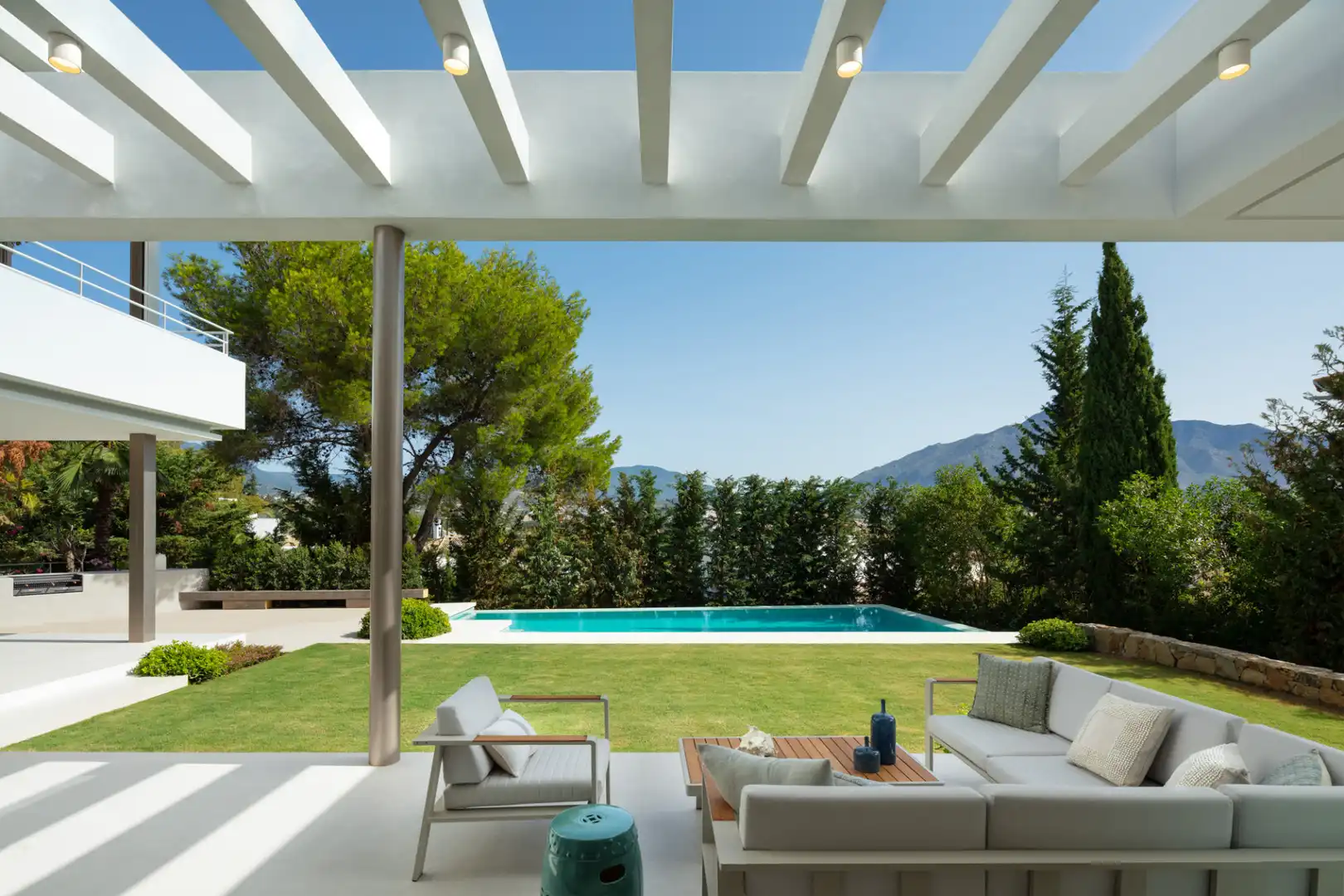 Terrassa de Casa o xalet de lloguer en Marbella amb Aire condicionat, Jardí privat i Terrassa