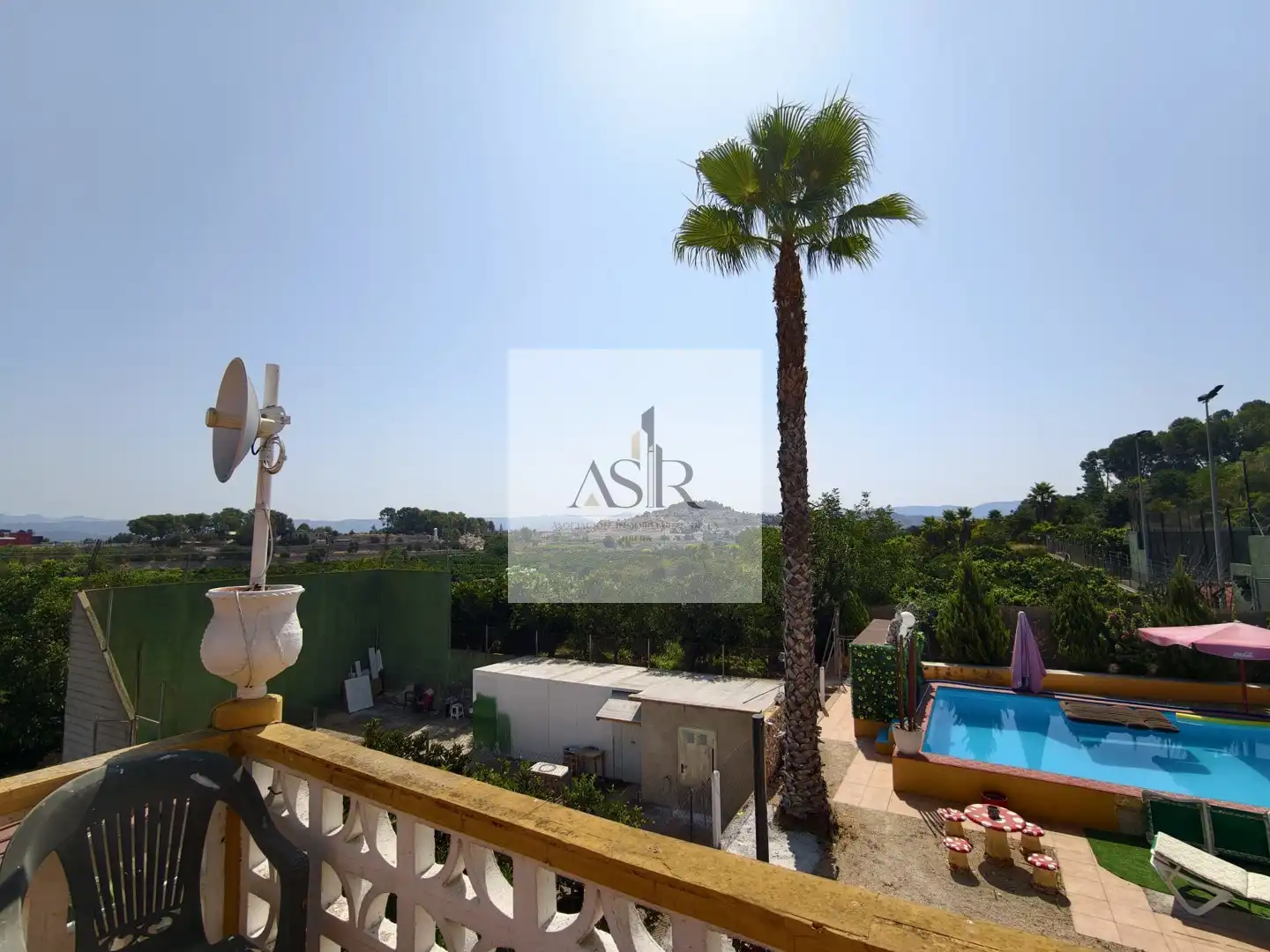 Vista exterior de Casa o chalet en venta en Manuel con Terraza, Trastero y Piscina
