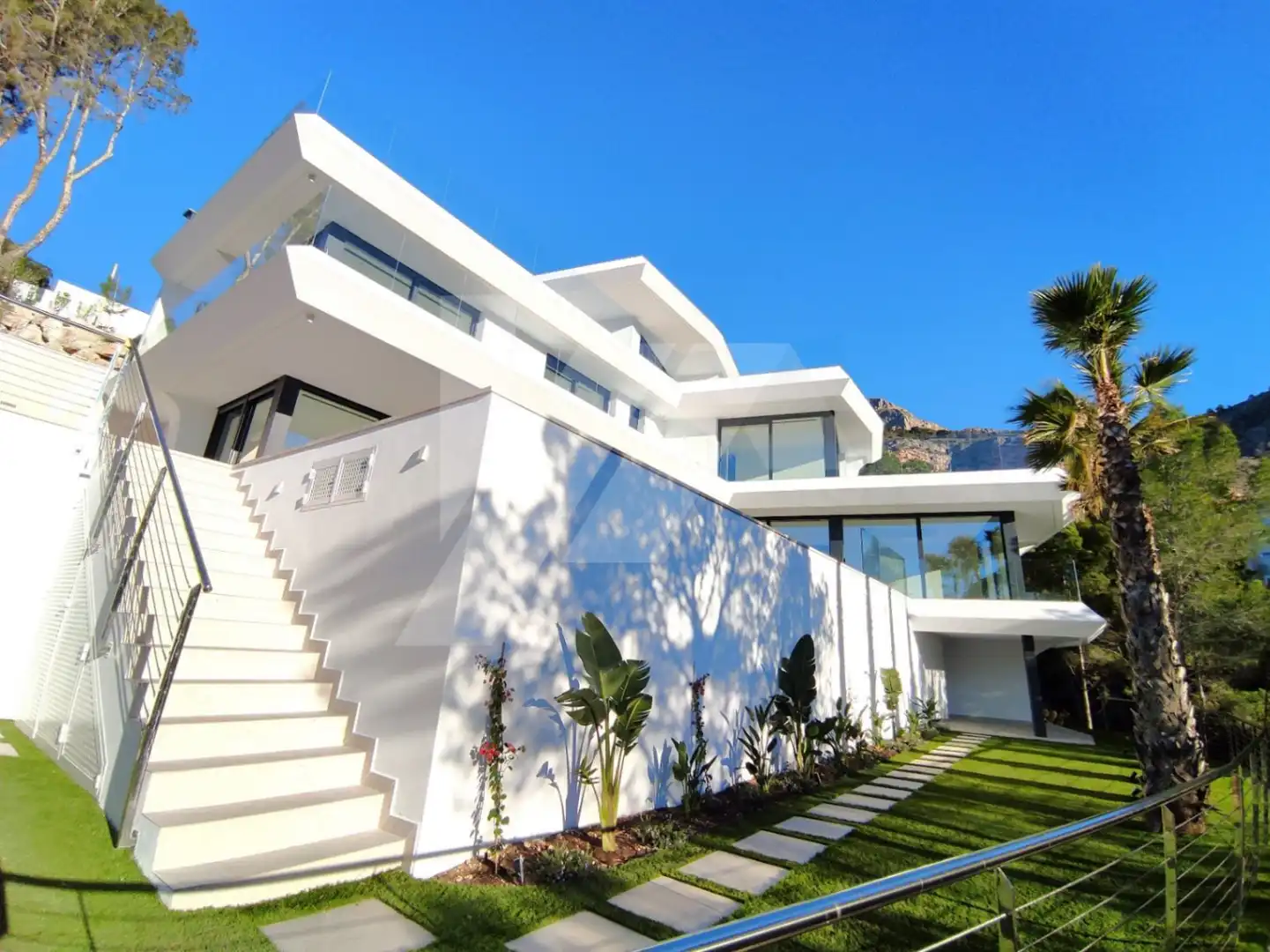 Vista exterior de Casa o chalet en venta en Altea con Aire acondicionado, Calefacción y Jardín privado