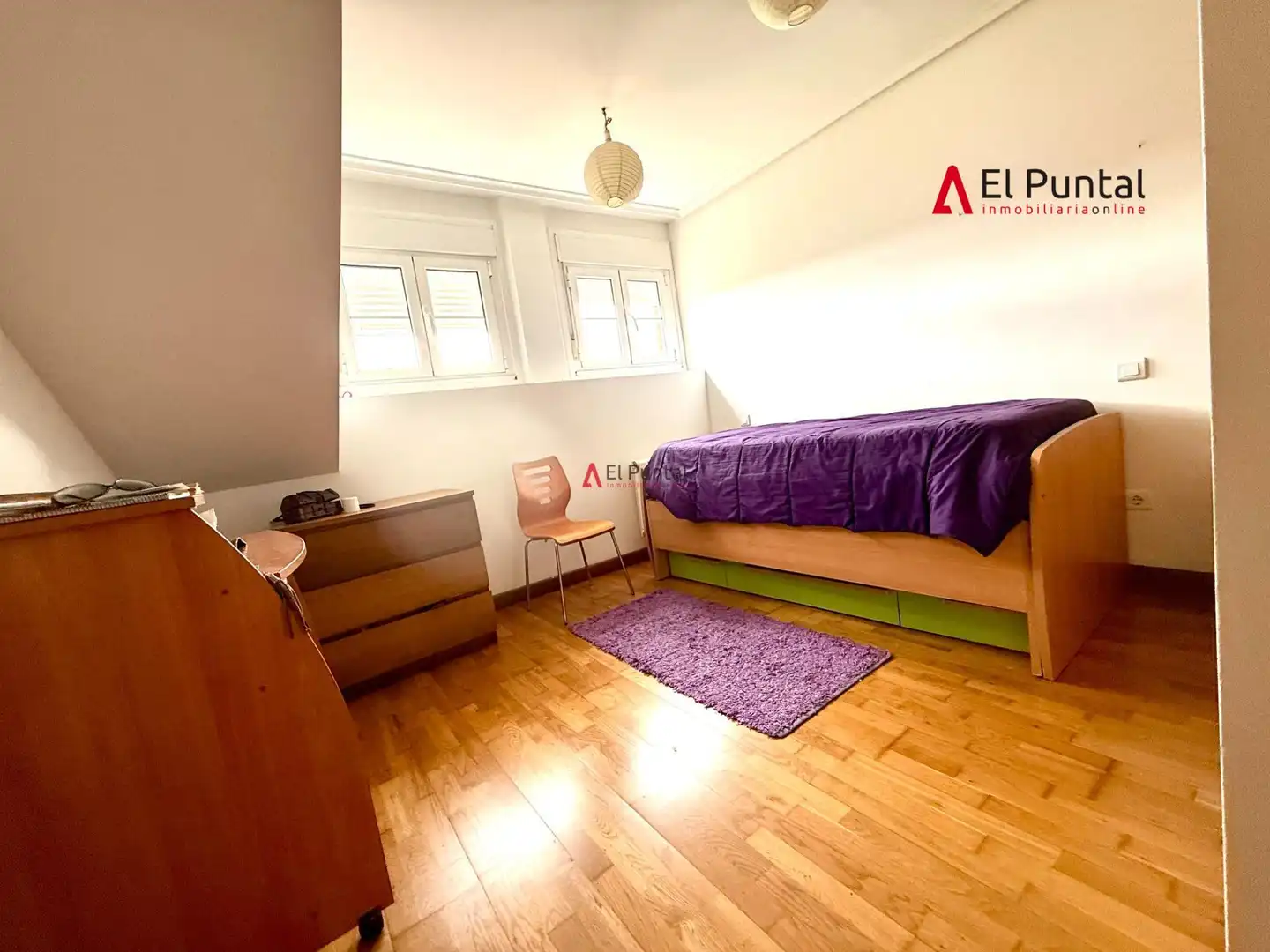 Schlafzimmer von Maisonette zum Verkauf in Piélagos mit Heizung, Parkett und Abstellraum